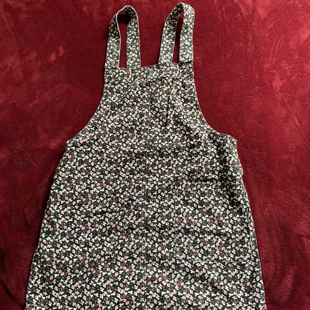Xhilitation | Overall Floral Dress (L)